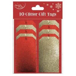 10 Glitter Gift Tags