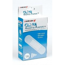 Masterplast 100 x Clear Assorted Plasters - 1st Aid