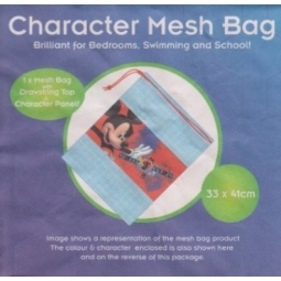Mickey Mouse Mesh Drawstring Bag