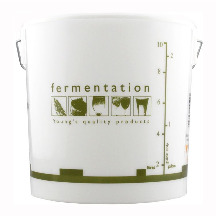 10 Litre Home Brewing Plastic Fermentation Vessel Bucket With Lid Brew