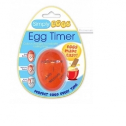 Homemaid - Colour Changing Rubber Egg Timer For Soft Medium & Hard Boiled Eggs