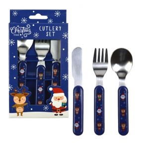 Kids Christmas Cutlery
