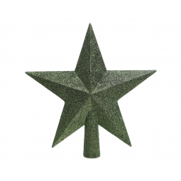 Pine Green Tree Star Topper