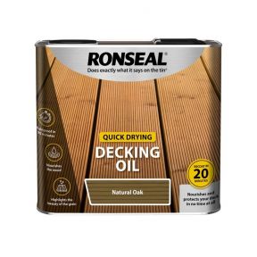 Natural Oak Decking Oil 2.5L