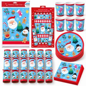 Cute Blue Partyware Set