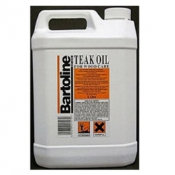 5 Ltr Bartoline Teak Oil For Wooden Garden Furniture Woodwork Oil - 5 Litre
