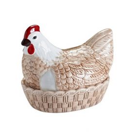 Mason Cash Rise & Shine Hen Egg Nest Crock Egg Storage Basket 234 x 168 x 210mm