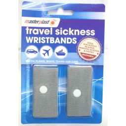 2 X Anti Nausea Morning Sickness Motion Travel Sick Wrist Bands Car Sea Plane