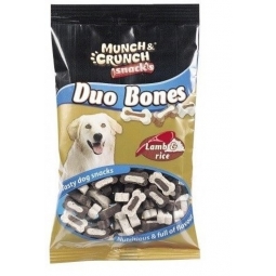 Munch & Crunch Duo Bones - Lamb & Rice - 140g, Dog treats
