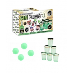 Gin Fling Pong Drinking Game
