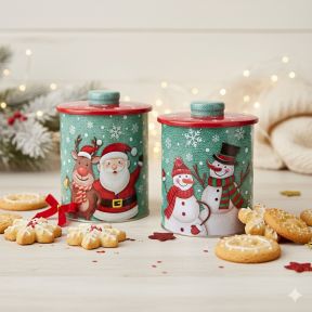 1 Christmas Biscuit Tin
