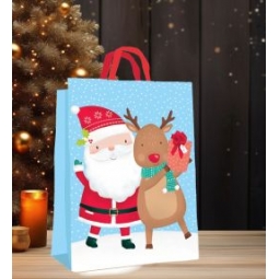 Jumbo Reindeer Santa Gift Bag