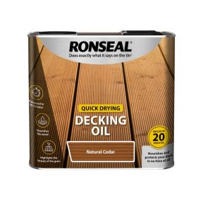 Natural Cedar Decking Oil 2.5L