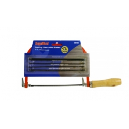 Supatool Coping Saw With 4 blades, wood and metal saw, ideal for craft work