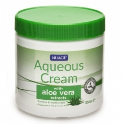 Nuage Aqueous Moisturising Cream Aloe Vera Extracts Fragrance Lanolin Free 350ml