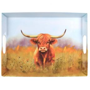 Highland Cow Serving Tray
