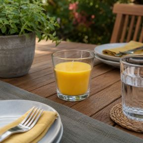 Citronella Glass Jar Candle