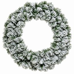 50cm Snowy Imperial Wreath
